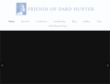 Tablet Screenshot of friendsofdardhunter.org
